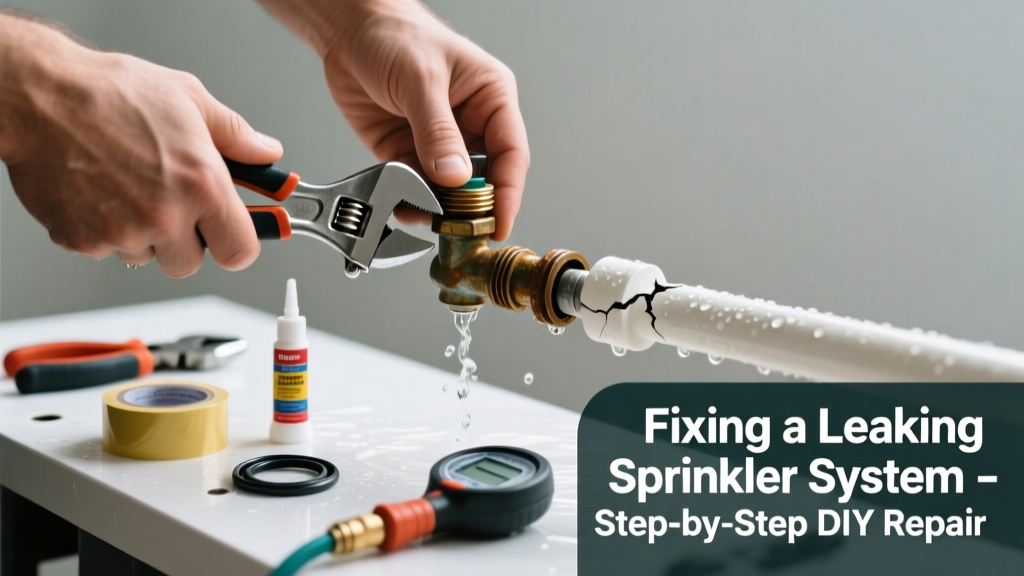Fixing a Leaking Sprinkler System That Won’t Work