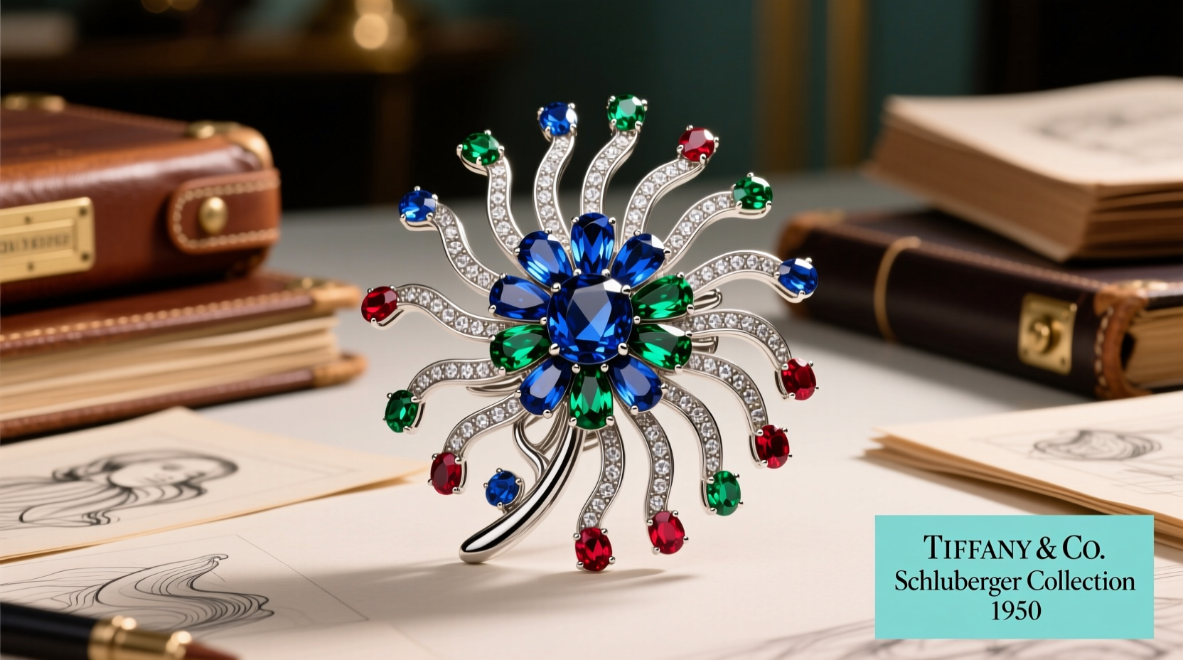tiffany co schlumberger sea anemone brooch