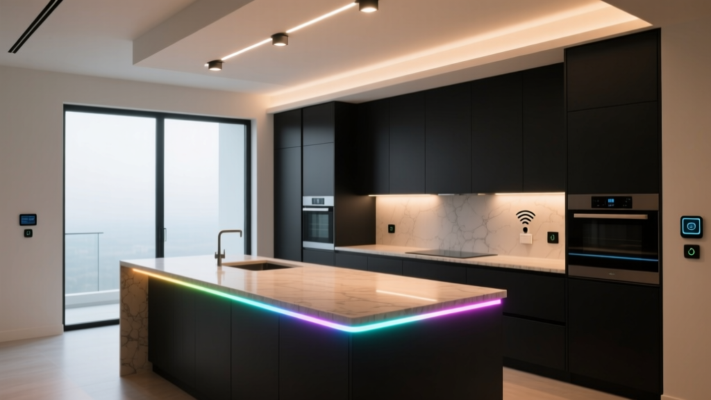 Smart Kitchen Lighting That Blends Seamlessly with Modern Interior Design