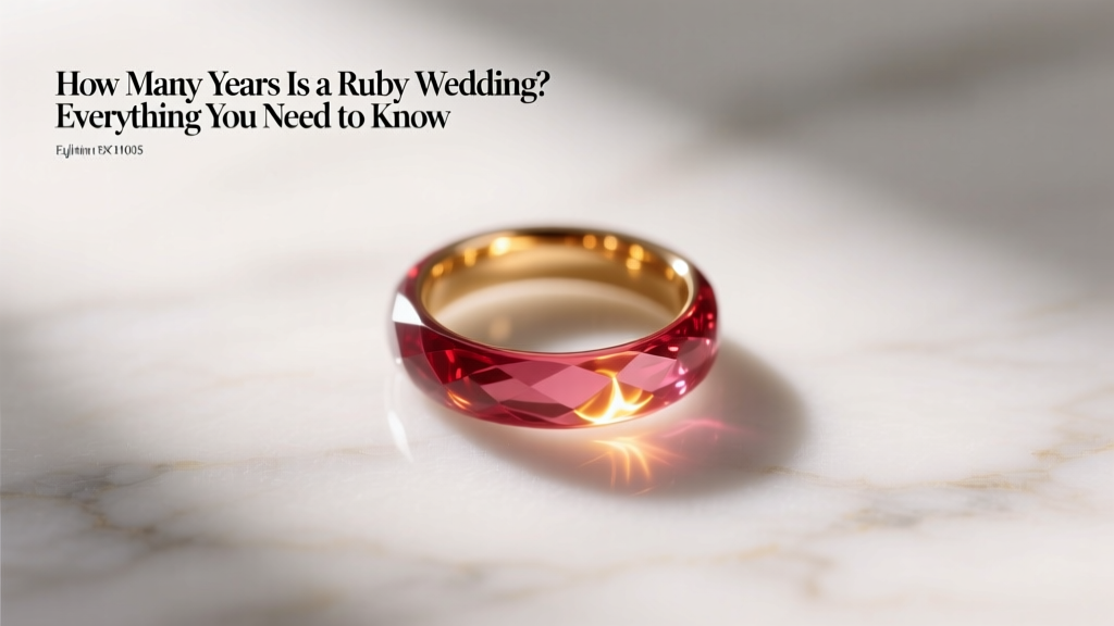Ruby Wedding Anniversary: What It Means at 40 Years