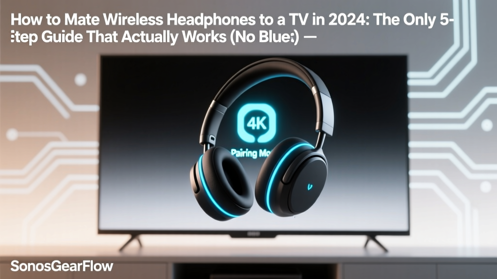 Wireless Headphones to TV: Fix Lag & Sync (2026)