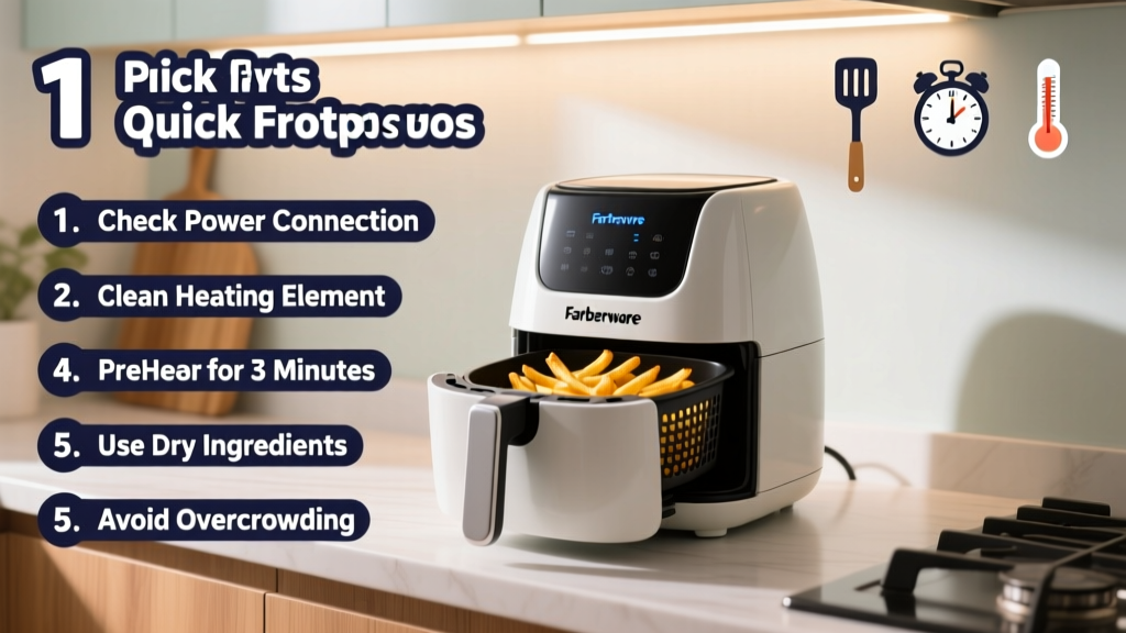 Farberware Air Fryer Not Heating? Quick Fixes
