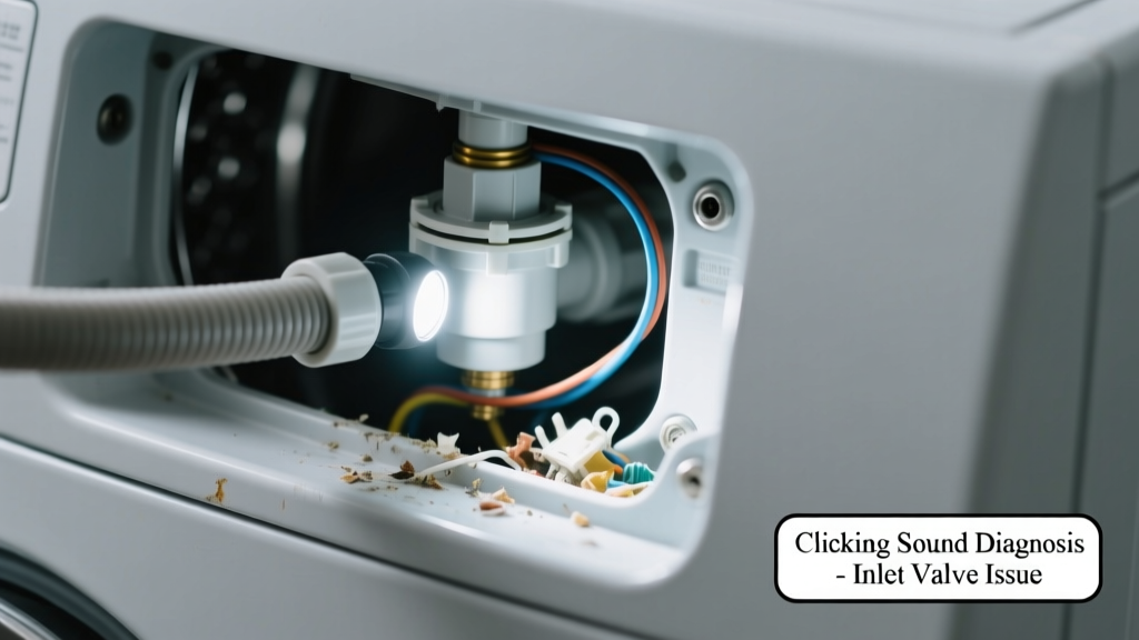 Washer Not Filling & Making Clicking Sound: Quick Diagnosis