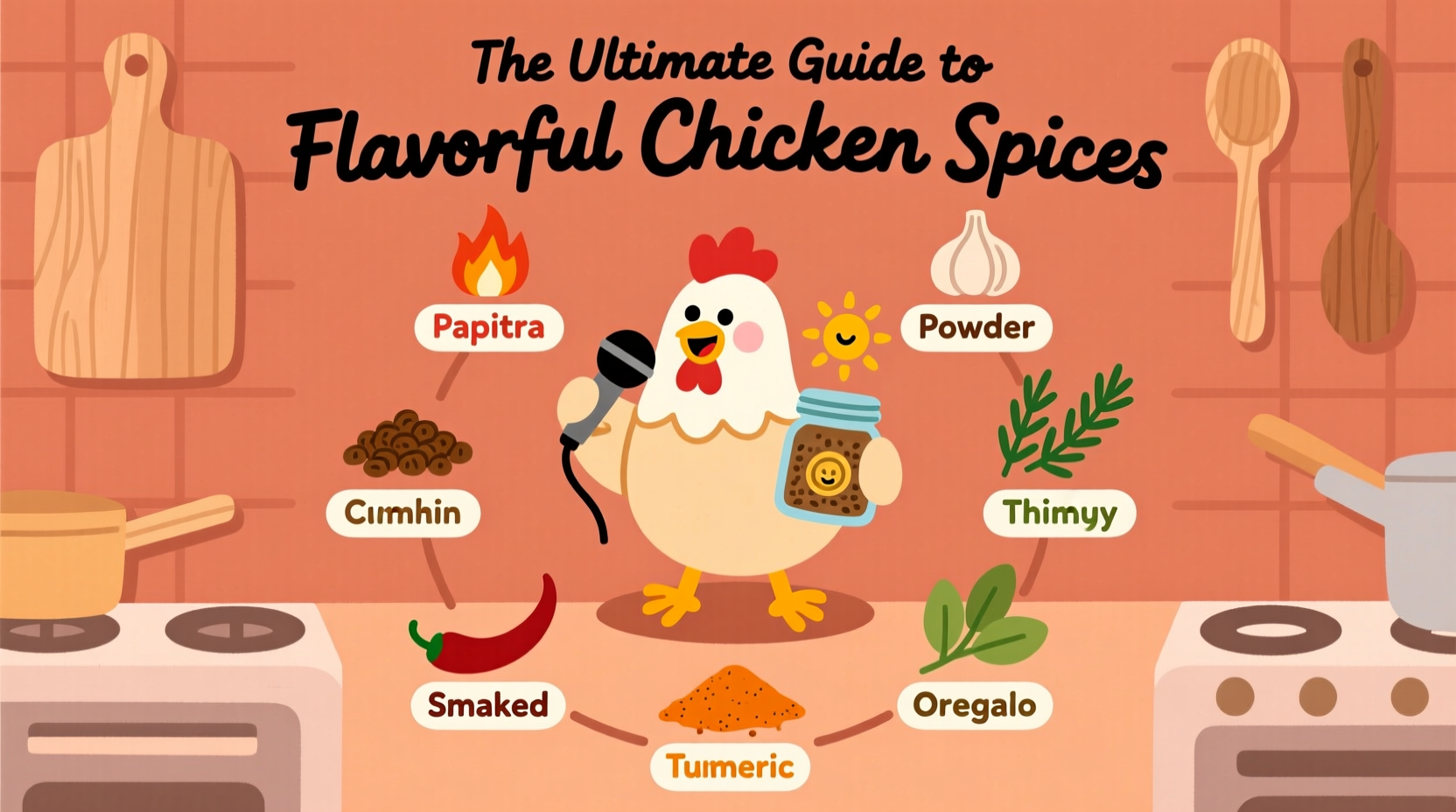 a fun guide to the best spices for flavorful chicken