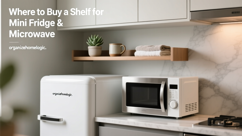 Where to Buy a Shelf for Mini Fridge & Microwave