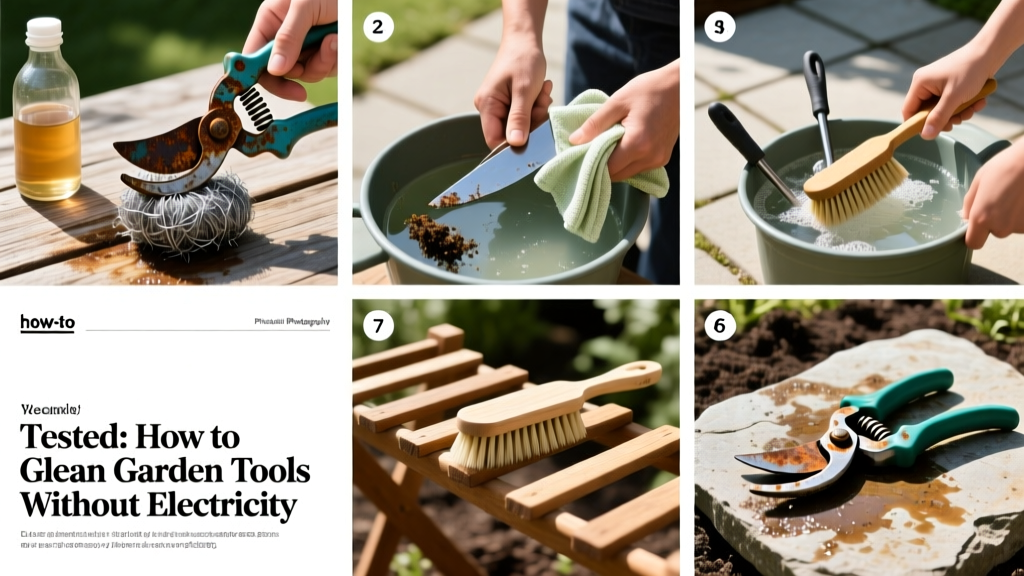 Tested: How to Clean Garden Tools Without Electricity