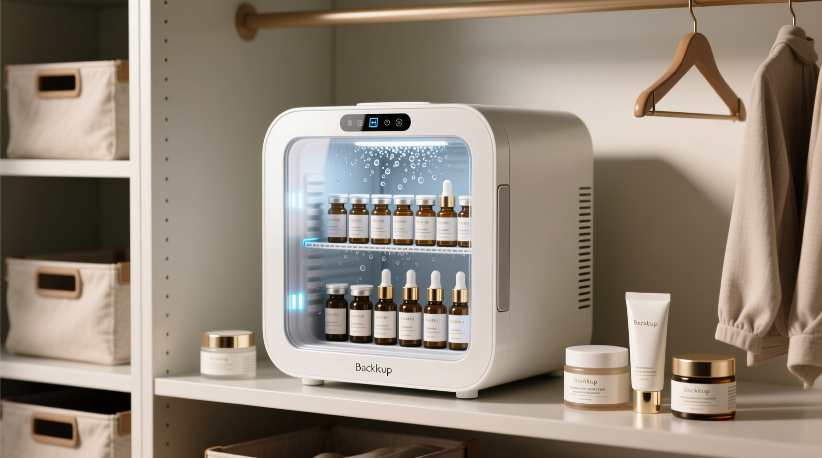 skincare fridge backup storage tips