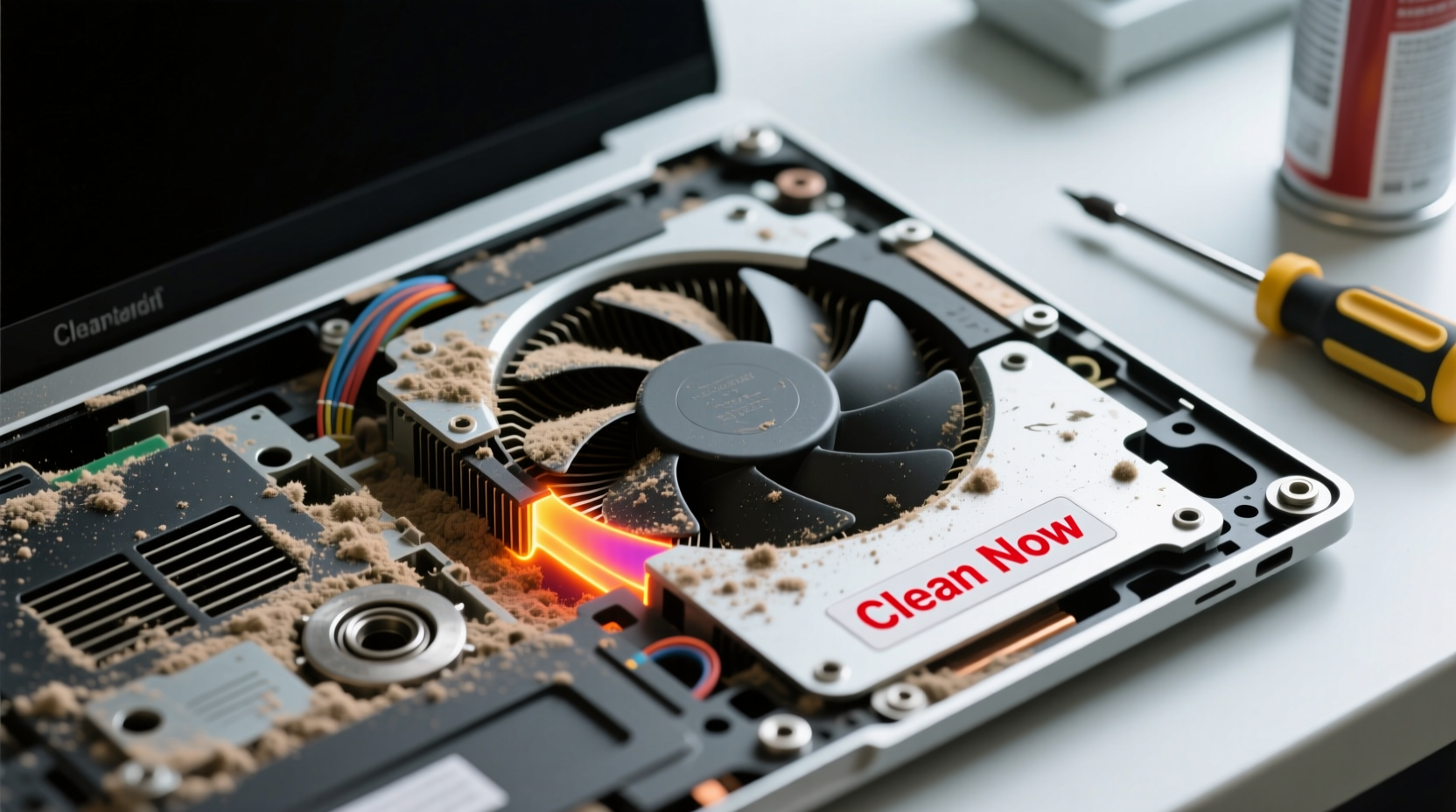 how to tell if your laptop fan needs cleaning before overheating occurs