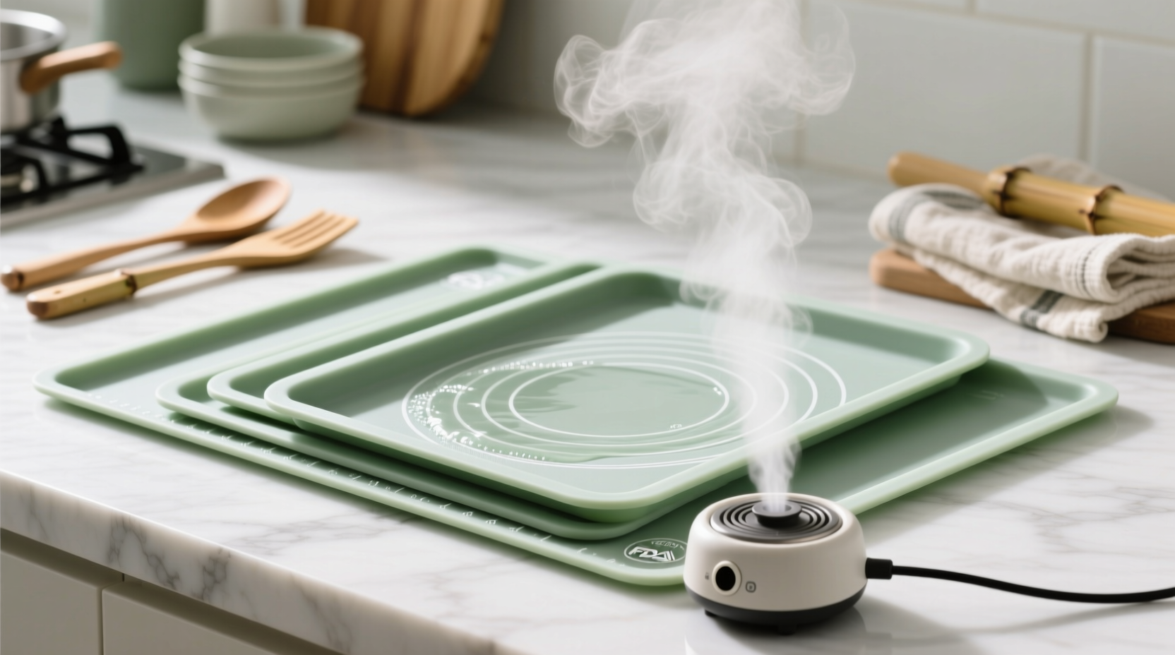 eco friendly silicone mat sanitizing