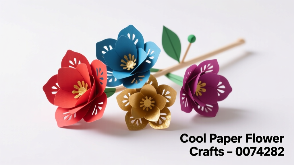 Cool Paper Flower Crafts for Children: Safety, Skill Development, and Real-World Toy Industry Insights