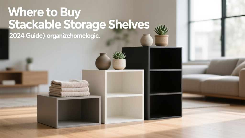 Where to Buy Stackable Storage Shelves (2024 Guide)