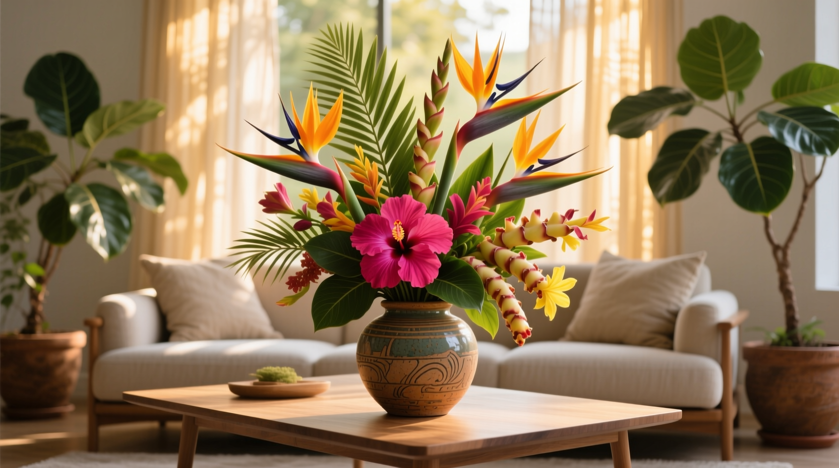 tropical flowers for the home