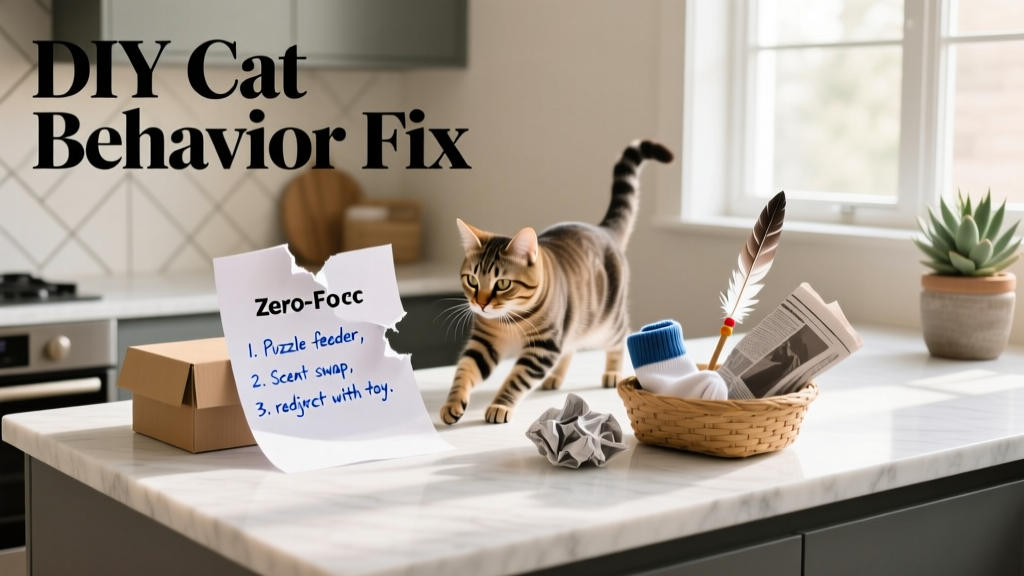 How to Stop Cat Behavior DIY