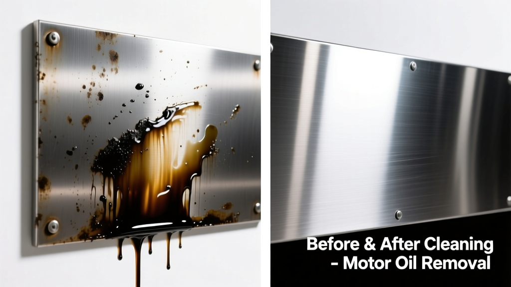 How to Remove Motor Oil from Stainless Steel Surfaces