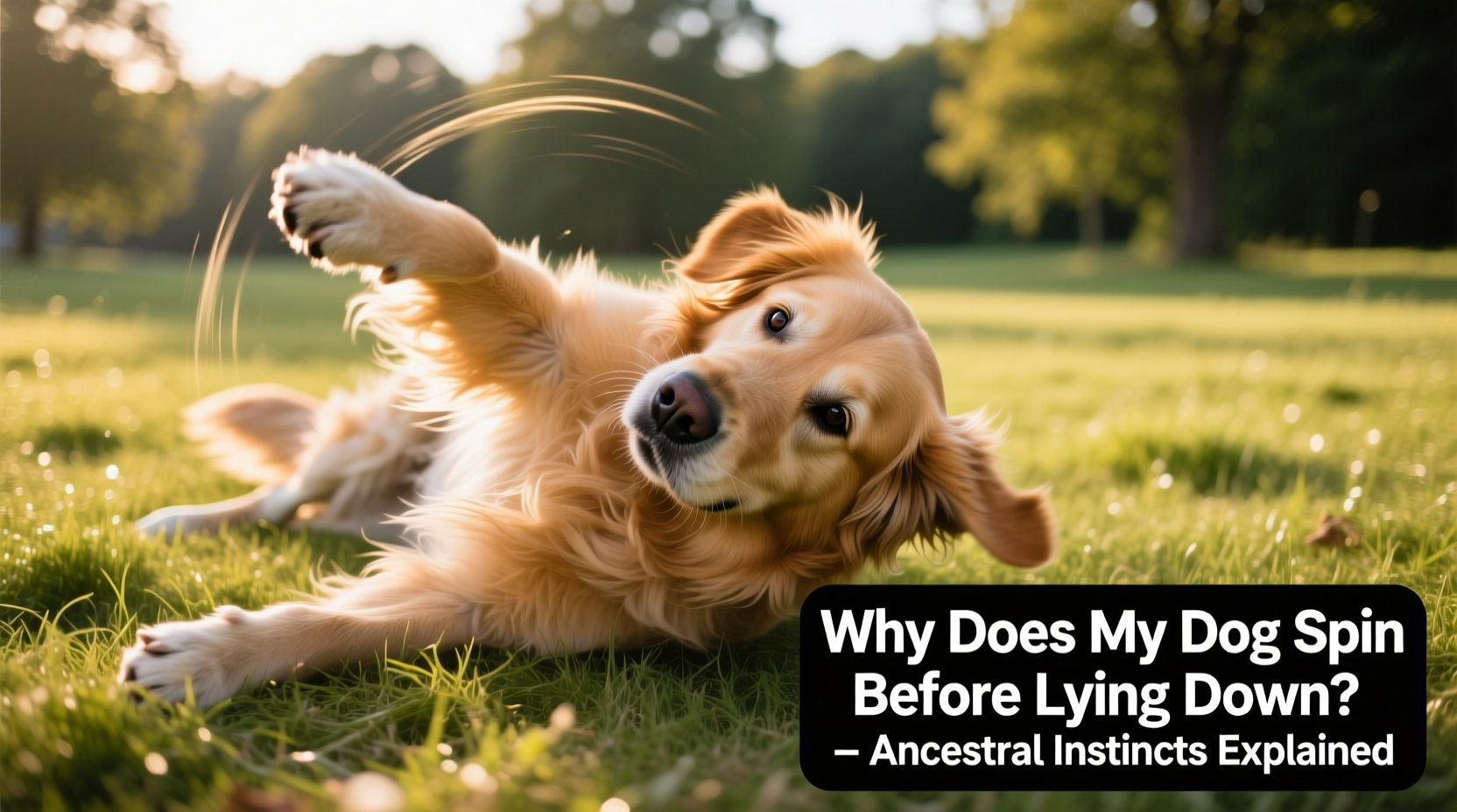 why does my dog spin before lying down ancestral instincts explained