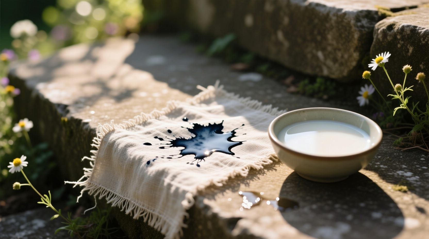 eco friendly ink stain removal for linen