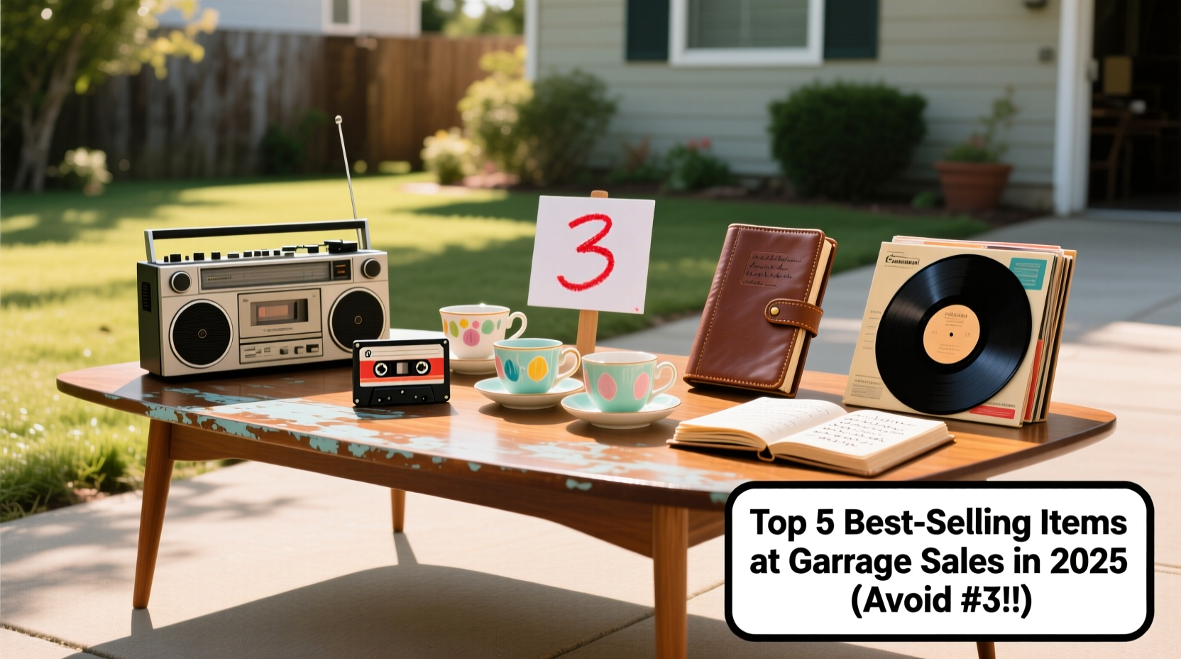 Top 5 Items That Sell Best at Garage Sales in 2025 (Avoid #3!)
