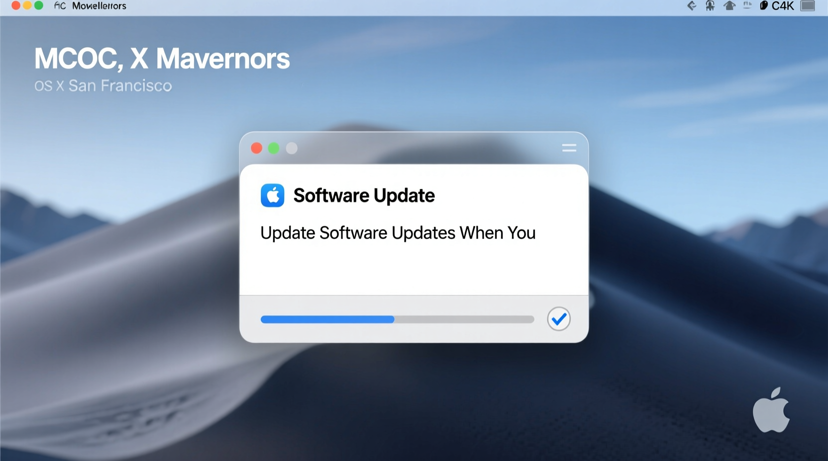 set os x mavericks to update software updates when you