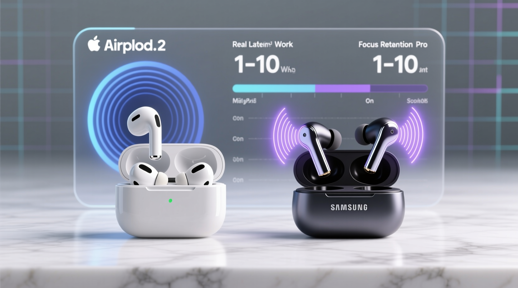 AirPods Pro 2 vs Galaxy Buds 2 Pro for Focus