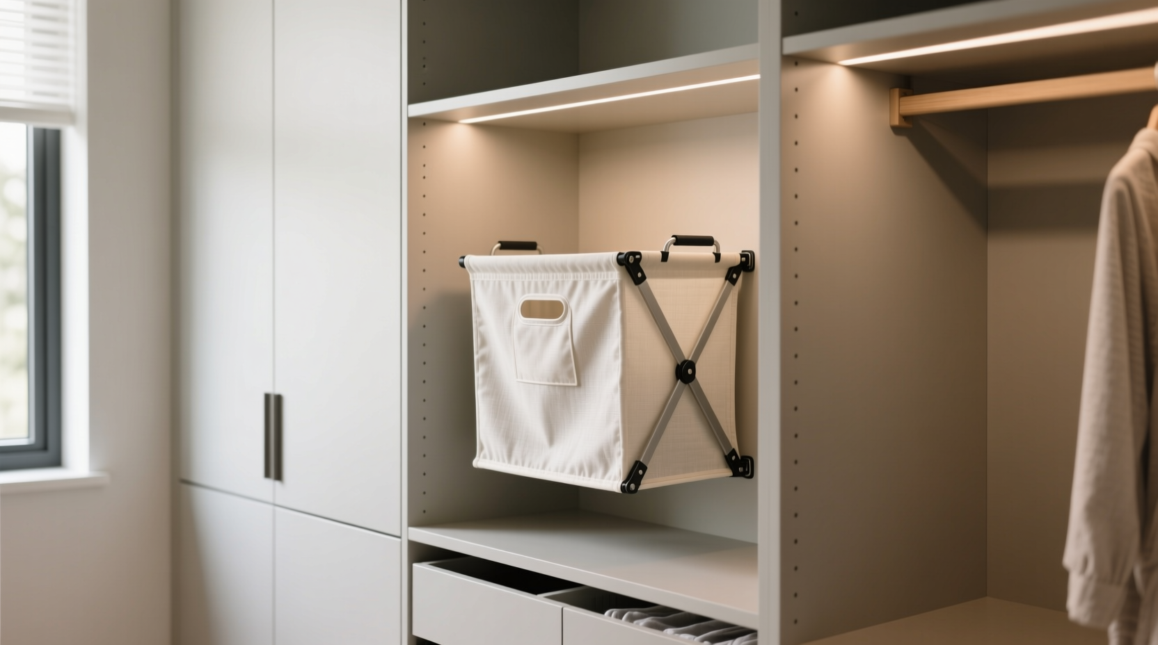 closet organization tips hampers vs baskets