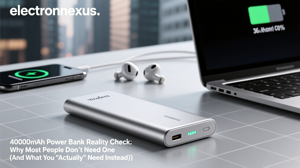 40000mAh Power Bank Reality Check: Why Most People Don’t Need One (And What You *Actually* Need Instead)