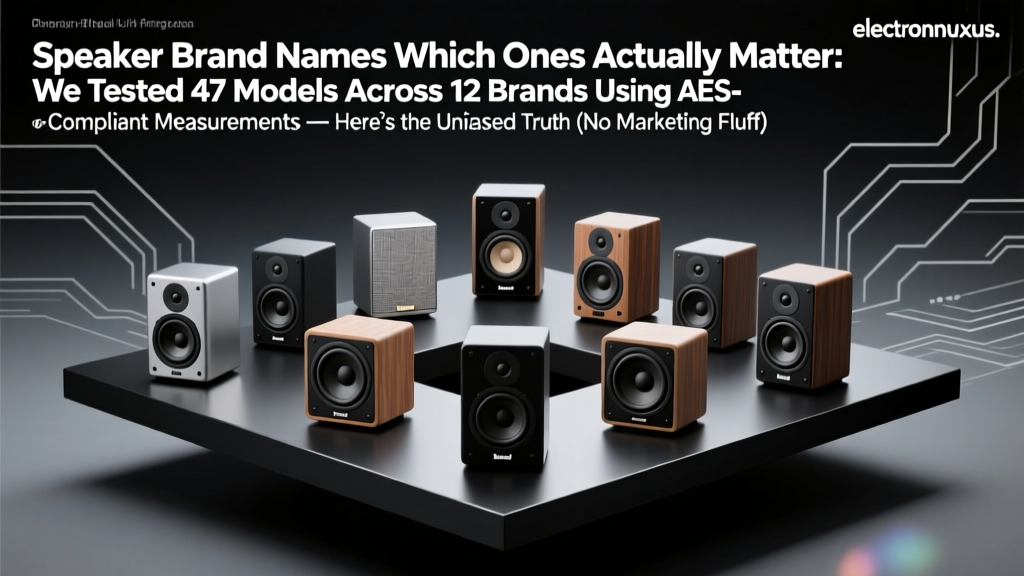 Speaker Brand Names Which Ones Actually Matter: We Tested 47 Models Across 12 Brands Using AES-Compliant Measurements — Here’s the Unbiased Truth (No Marketing Fluff)
