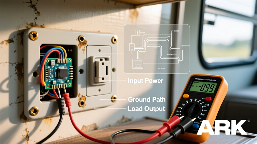 Troubleshooting an ARK Electrical Outlet: Marine & RV Diagnosis
