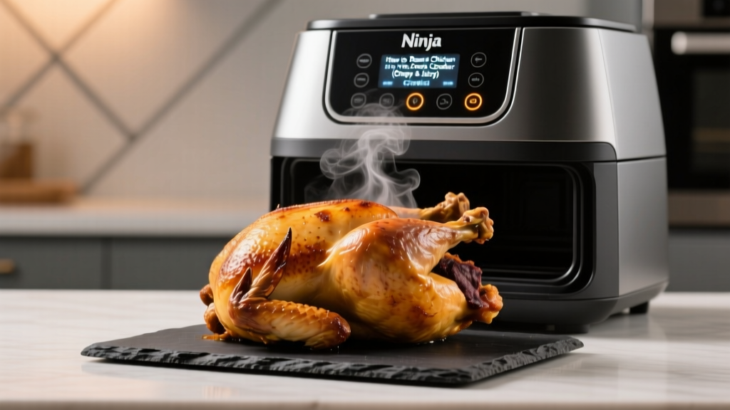 How to Roast a Chicken in the Ninja Cooker (Crispy & Juicy)