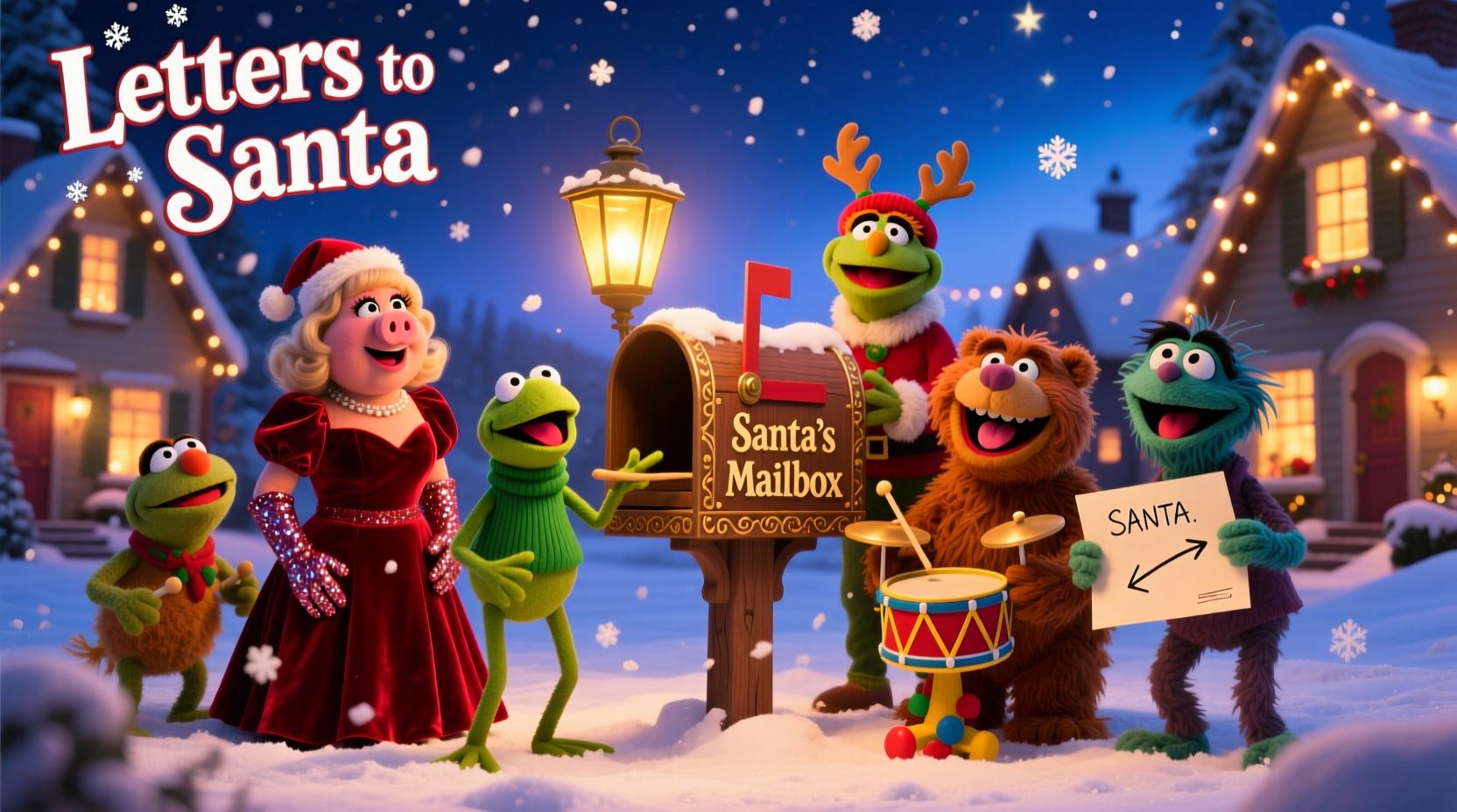 a muppets christmas letters to santa cast