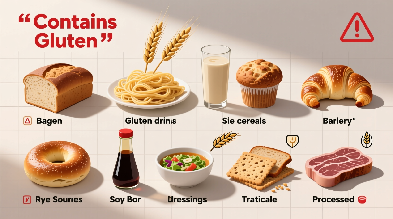 what foods have gluten