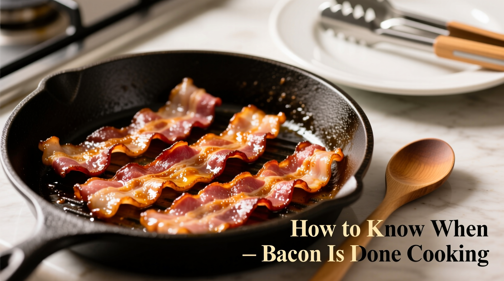 how to know when bacon is done cooking