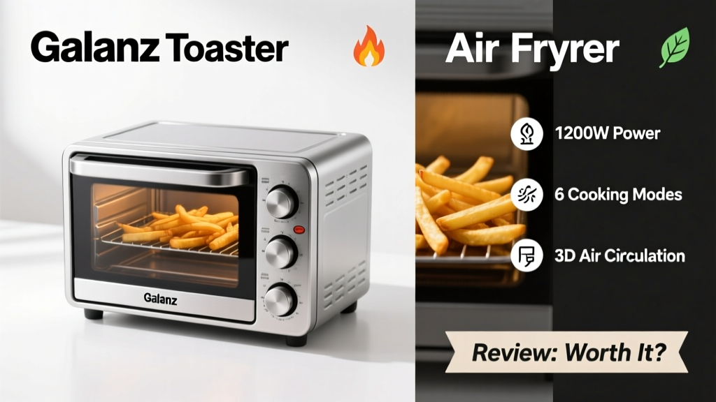 Galanz Toaster Oven Air Fryer Review: Worth It?