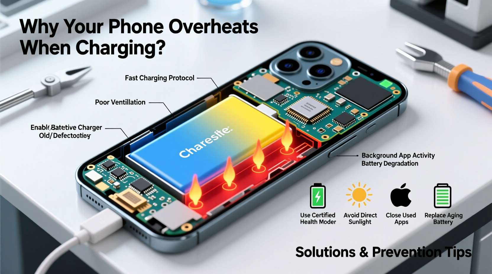 why does my phone overheat when charging possible causes and solutions