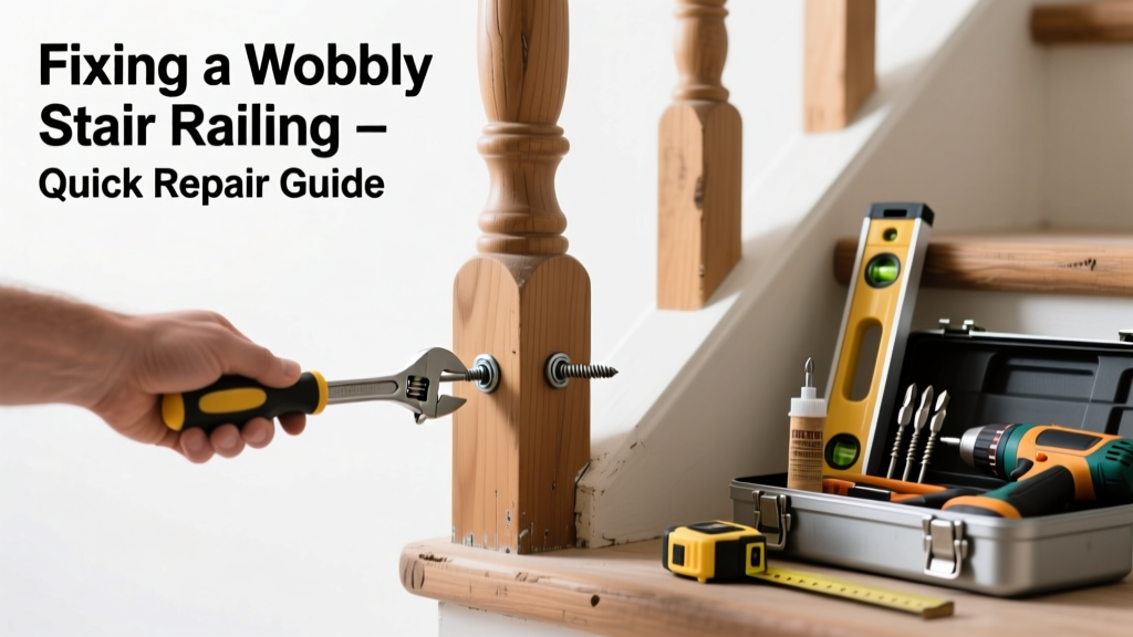 Fixing a Wobbly Stair Railing: Quick Repair Guide