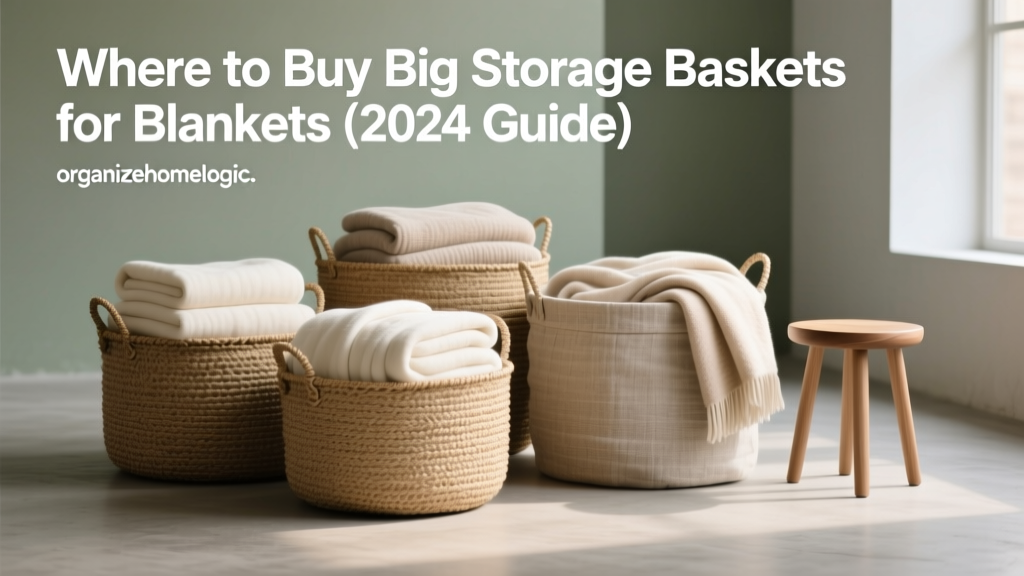 Where to Buy Big Storage Baskets for Blankets (2024 Guide)