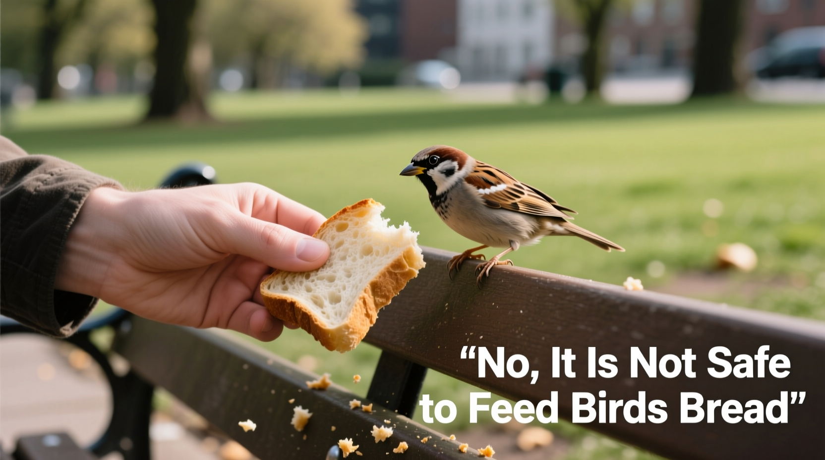 is it safe to feed birds bread