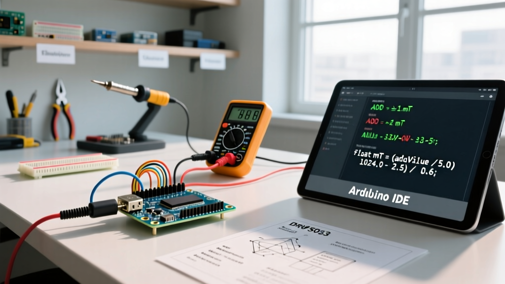 Arduino Hall Sensor Datasheet Explained: Specs, Wiring, and Code