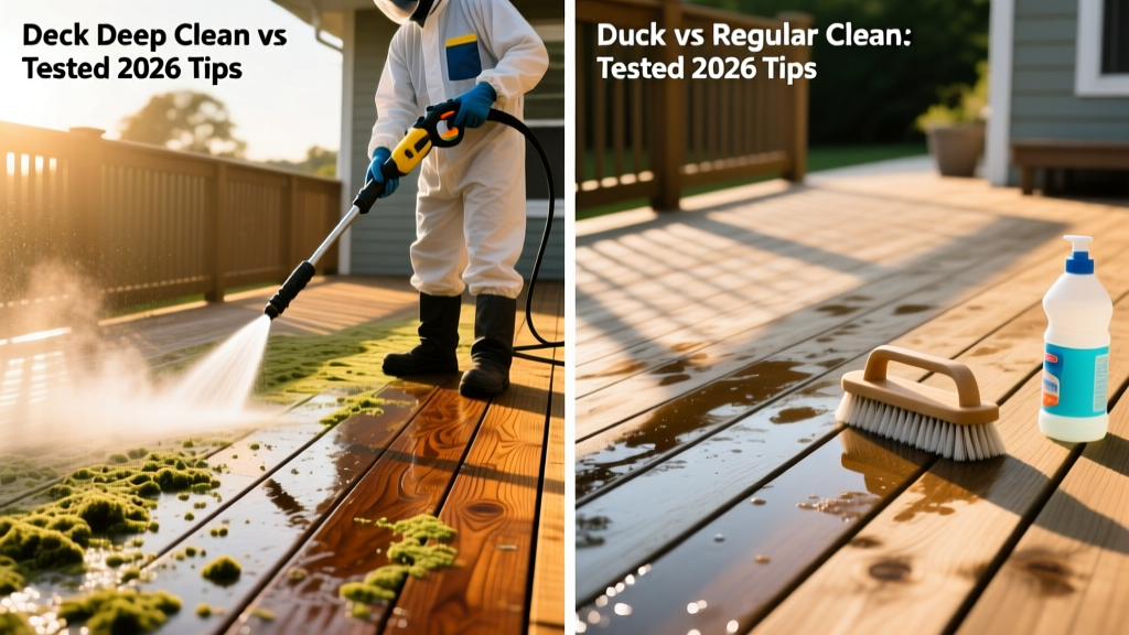 Deck Deep Clean vs Regular Clean: Tested 2026 Tips
