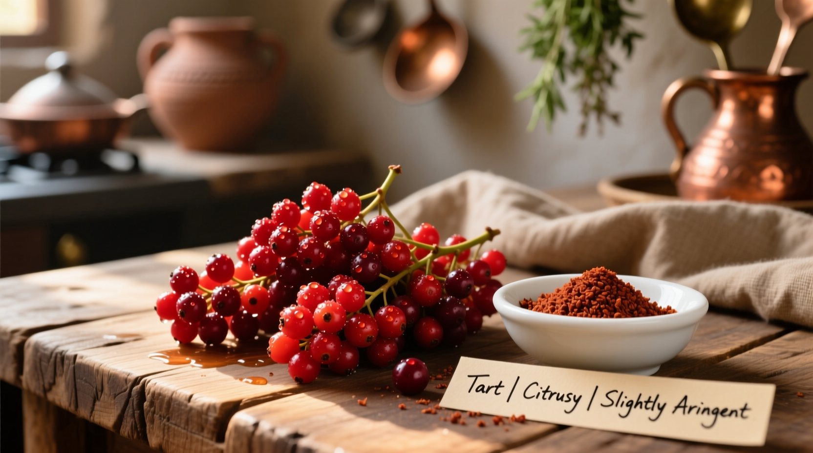 what does sumac taste like