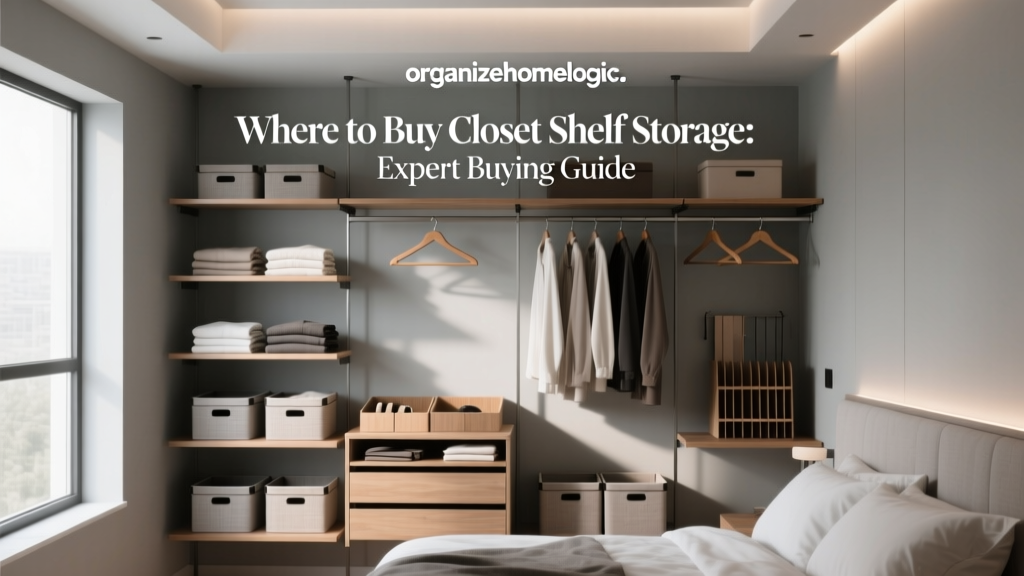Where to Buy Closet Shelf Storage: Expert Buying Guide