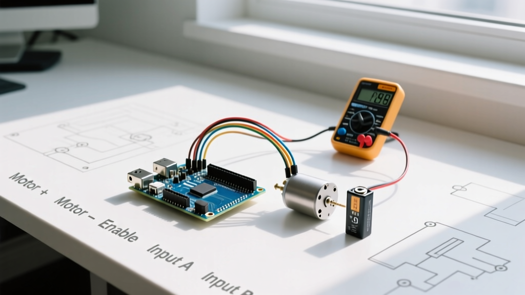 How to Connect a Motor to Arduino Using an L298N H-Bridge