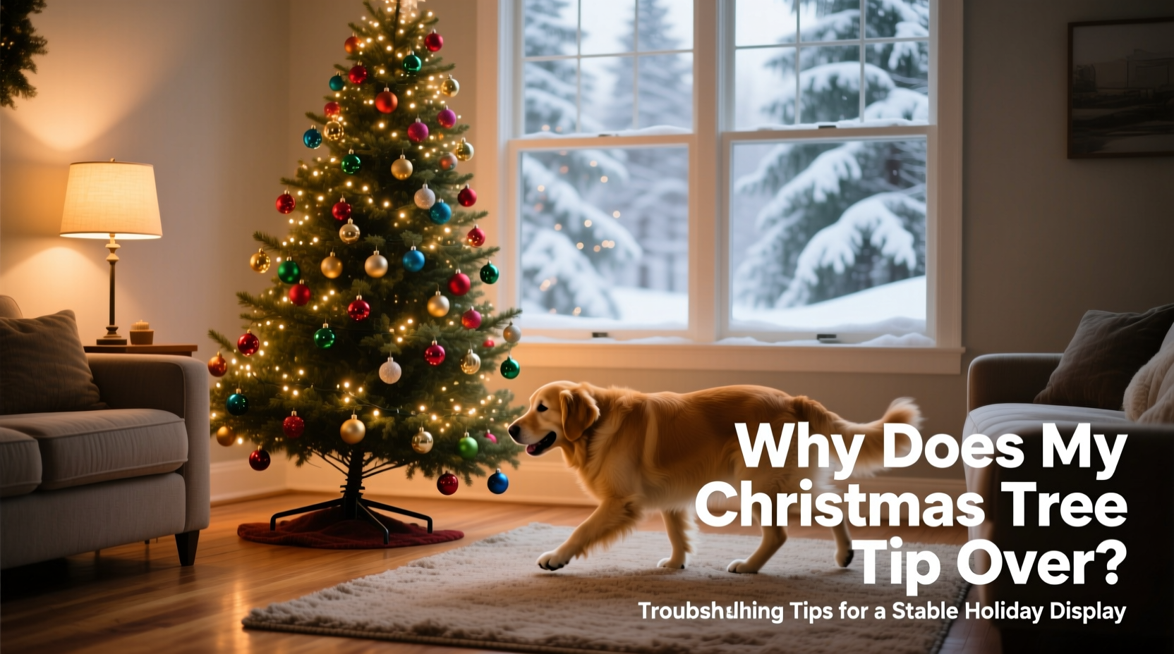 why does my christmas tree tip over every time the dog walks past troubleshooting tips