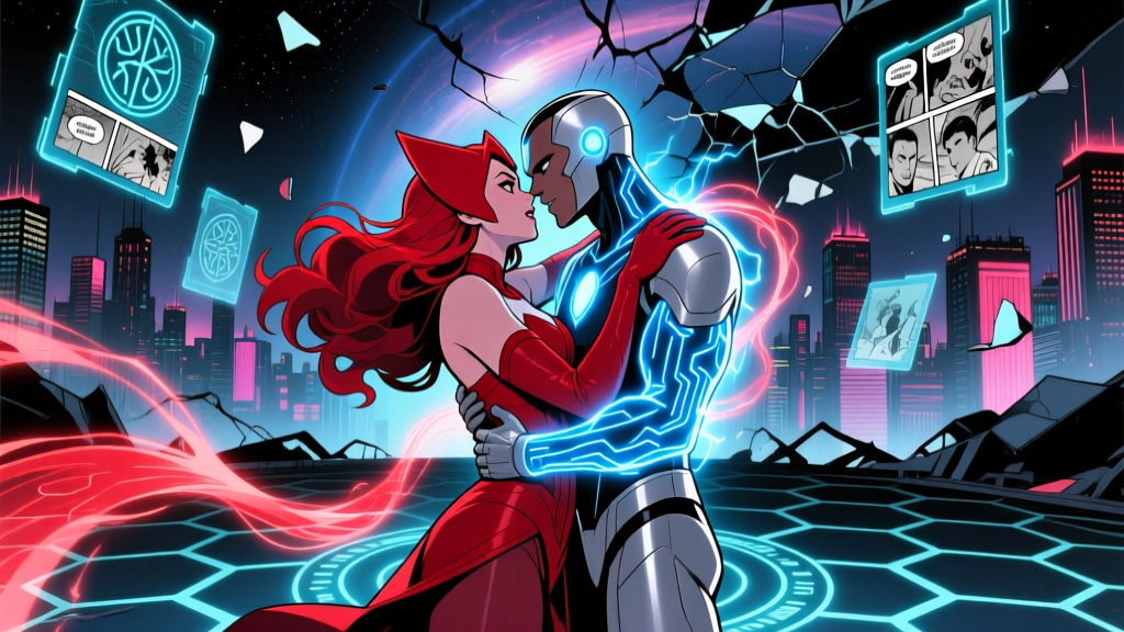 A Love Story Written in Hexes and Circuit Boards: The Complete History of Scarlet Witch and Vision Comics