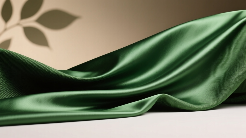 Green Satin Material: Sustainable Luxury, Tech-Driven Performance