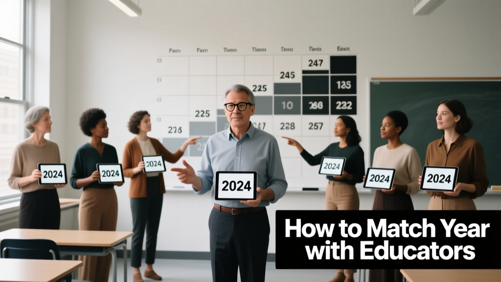 How To Match Year With Educators