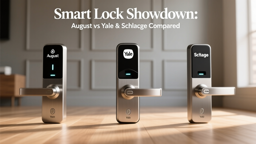 Smart Lock Showdown: August vs Yale vs Schlage Compared