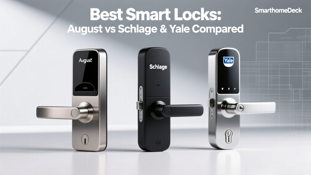 Best Smart Locks: August vs Schlage vs Yale Compared