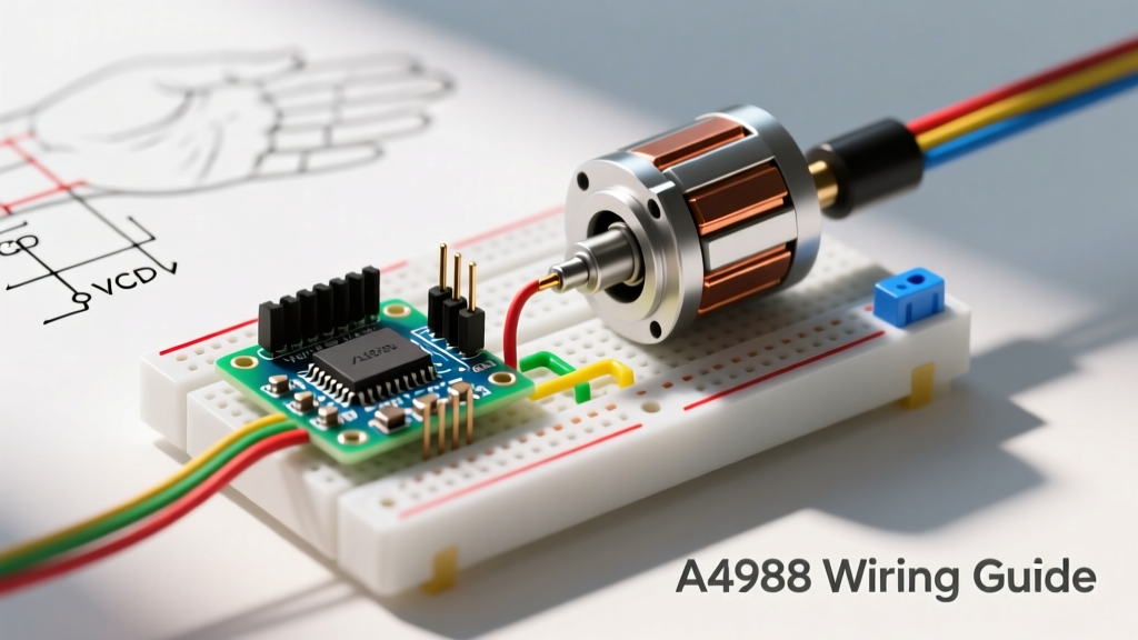 How to Control Stepper Motor with Arduino: A4988 Wiring Guide