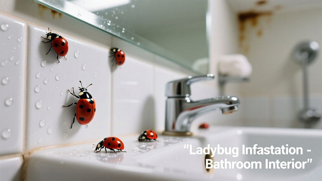 Ladybugs Indoors in the Bathroom: Identification & Fix