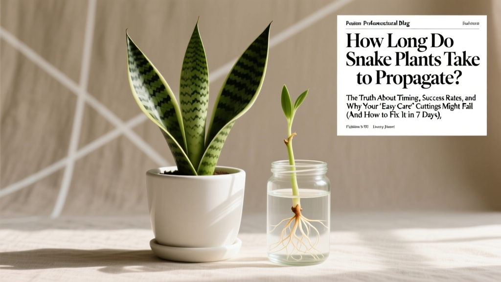 Snake Plant Propagation Timeline & Fixes (2026)